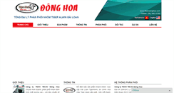Desktop Screenshot of nhomdonghoa.com